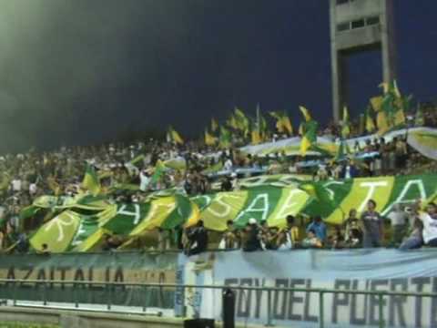 "Aldosivi 2 Talleres de Cba 1 - 16/2/09 - Salida al Campo de Juego" Barra: La Pesada del Puerto • Club: Aldosivi