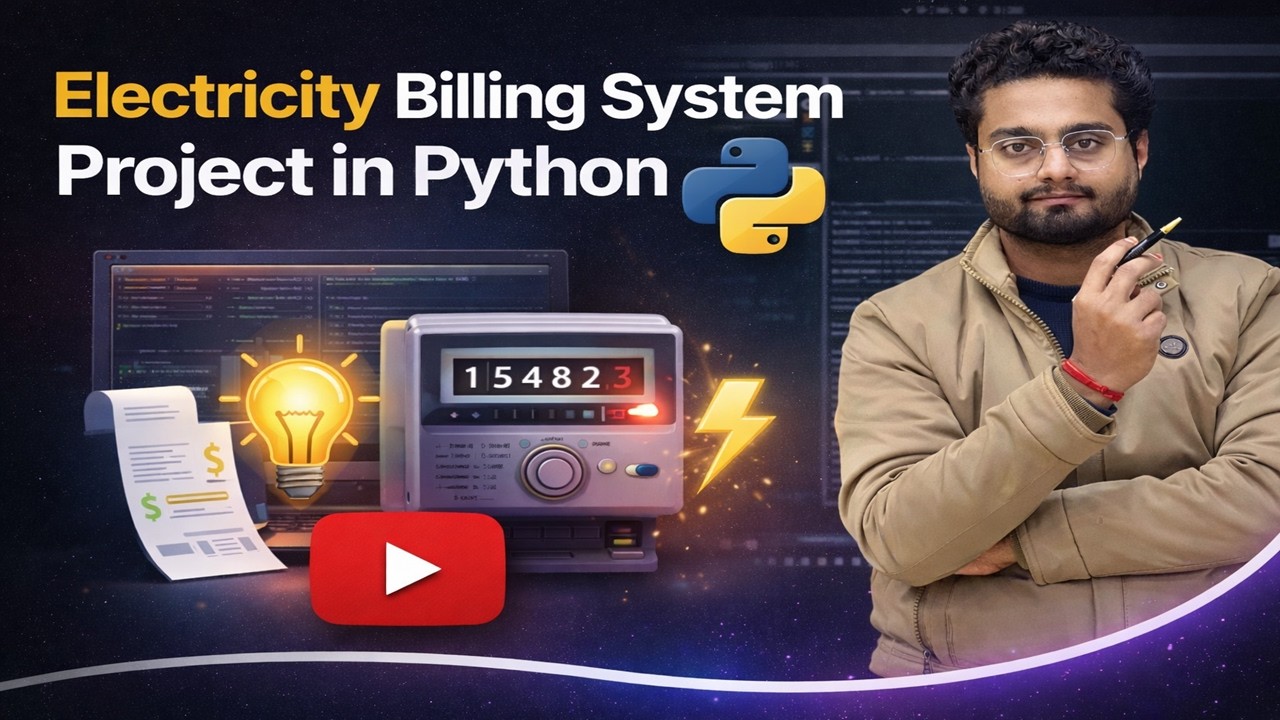 Electricity Billing System Project in Python | Final Year Project Computer Science