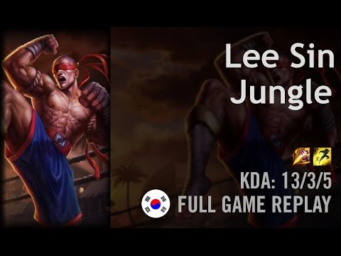 Lee Sin Jungle vs Dr. Mundo - Winged - KR Challenger Path 5.24