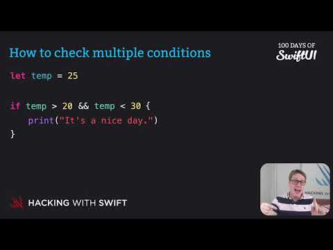How to check multiple conditions – Swift for Complete Beginners