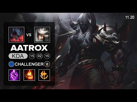 Aatrox Top vs Camille - EUW Challenger - Patch 11.20