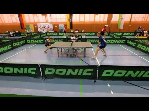 Mitteldeutsche Meisterschaften Tischtennis 2021 in Hettstedt (Herren-Spiel 1 Tisch 5&6)