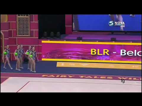 Group Belarus 5 Balls Final World RG Championships Baku 2019
