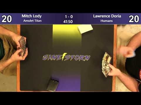 Mitch Lody (Amulet Titan) vs Lawrence Doria (Humans) - Sunday Night Modern 6/9/19
