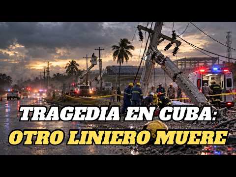 Poste se partió y desató la tragedia: un liniero muerto en Cienfuegos