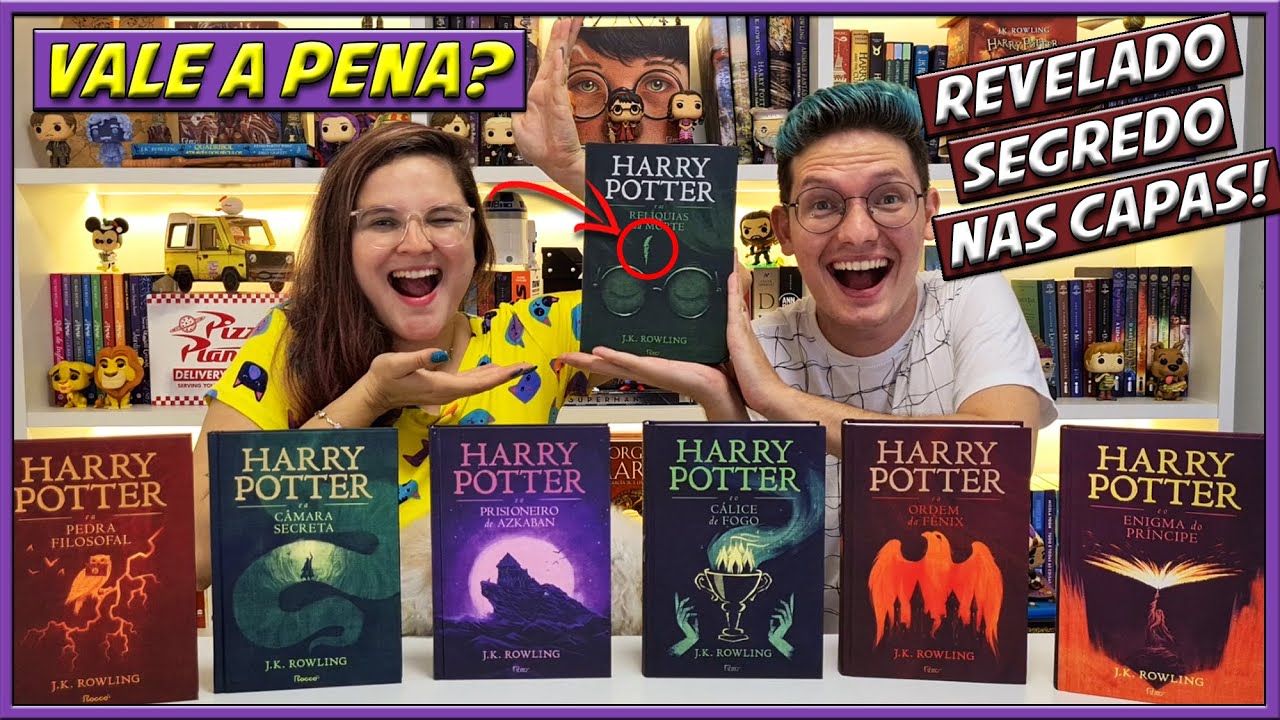 REVIEW COLEÇÃO HARRY POTTER CAPA DURA 2017 ⚡️