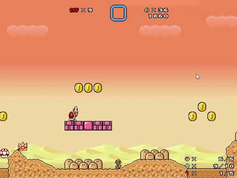 Super Mario Bros X2 New so close of beating the lvl