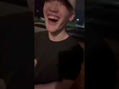 Autistic little brother reacting to homemade train horn Christmas gift!