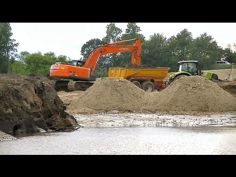 Strassenbau in Papenburg (Teil 3) / Road construction in Papenburg (Germany) (Part 3)