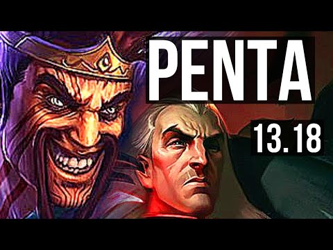 DRAVEN & Nautilus vs SWAIN & Senna (ADC) | Penta, 73% winrate, 1.1M mastery | NA Challenger | 13.18