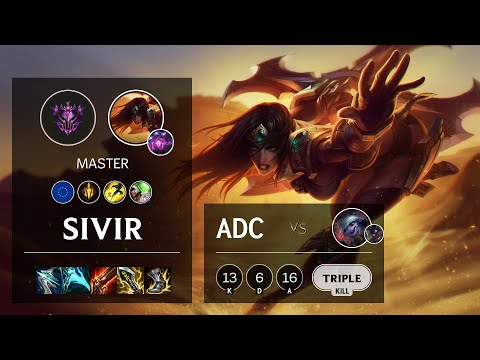 Sivir ADC vs Tristana - EUW Master Patch 11.7