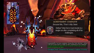 Unlocking Kal-Zuk cape with Melee Zuk Hardmode 28 min PB