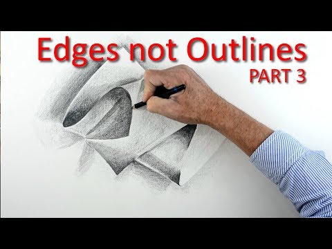 Drawing Basics Edges not Outlines How to Draw Folds in Cloth or Paper Easily