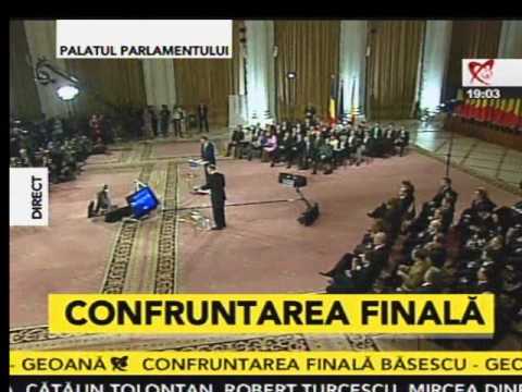 Băsescu Geoană Confruntarea finală 01/18