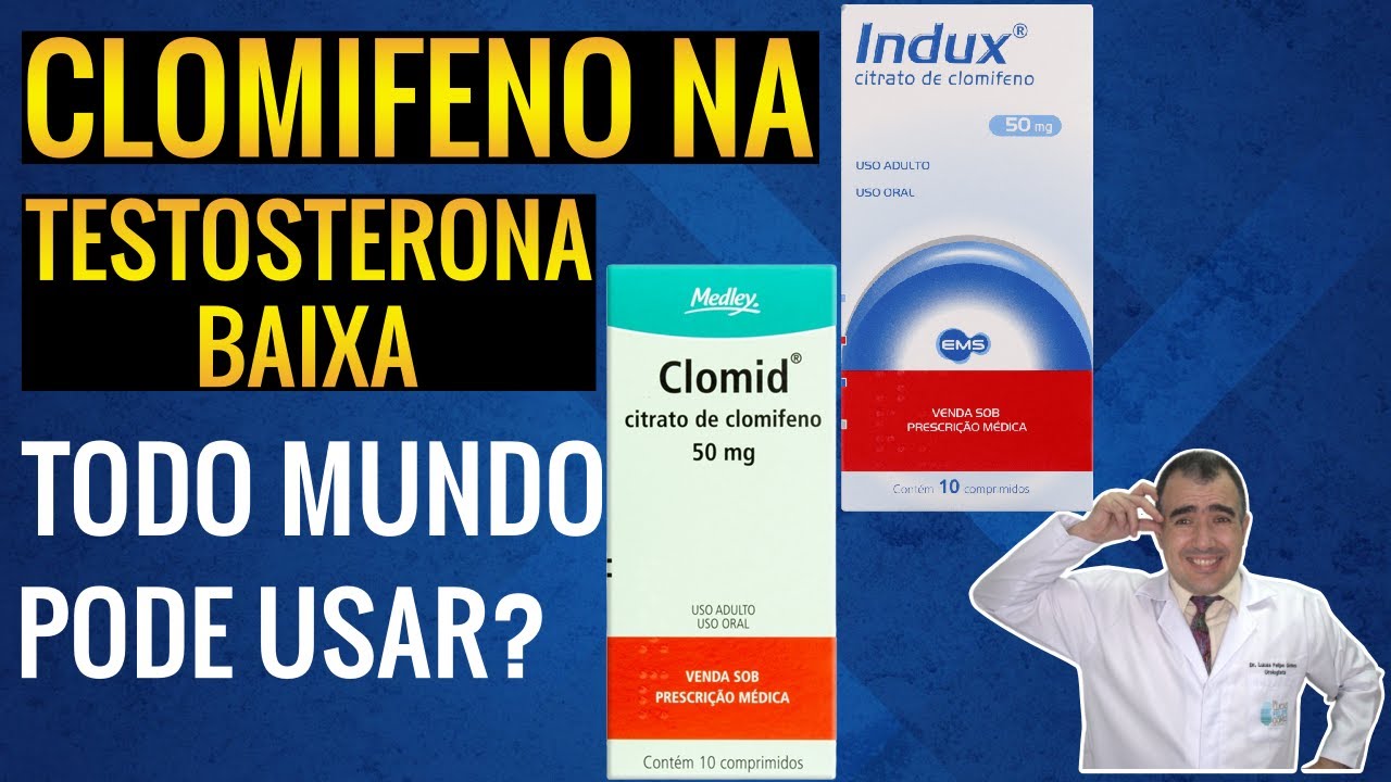Por que nem todo mundo que tem TESTOSTERONA BAIXA pode usar CLOMIFENO?