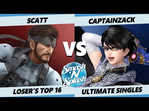 SNS5 SSBU - MVG | ScAtt (Snake) Vs. PA | CaptainZack (Bayonetta) Smash Ultimate Losers Top 16