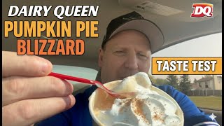 Dairy Queen Pumpkin Pie Blizzard Review 2025
