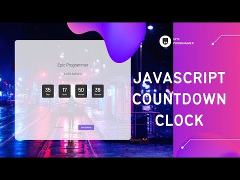 Countdown Timer Using Html Css And Javascript Svg Htmlcss Coding