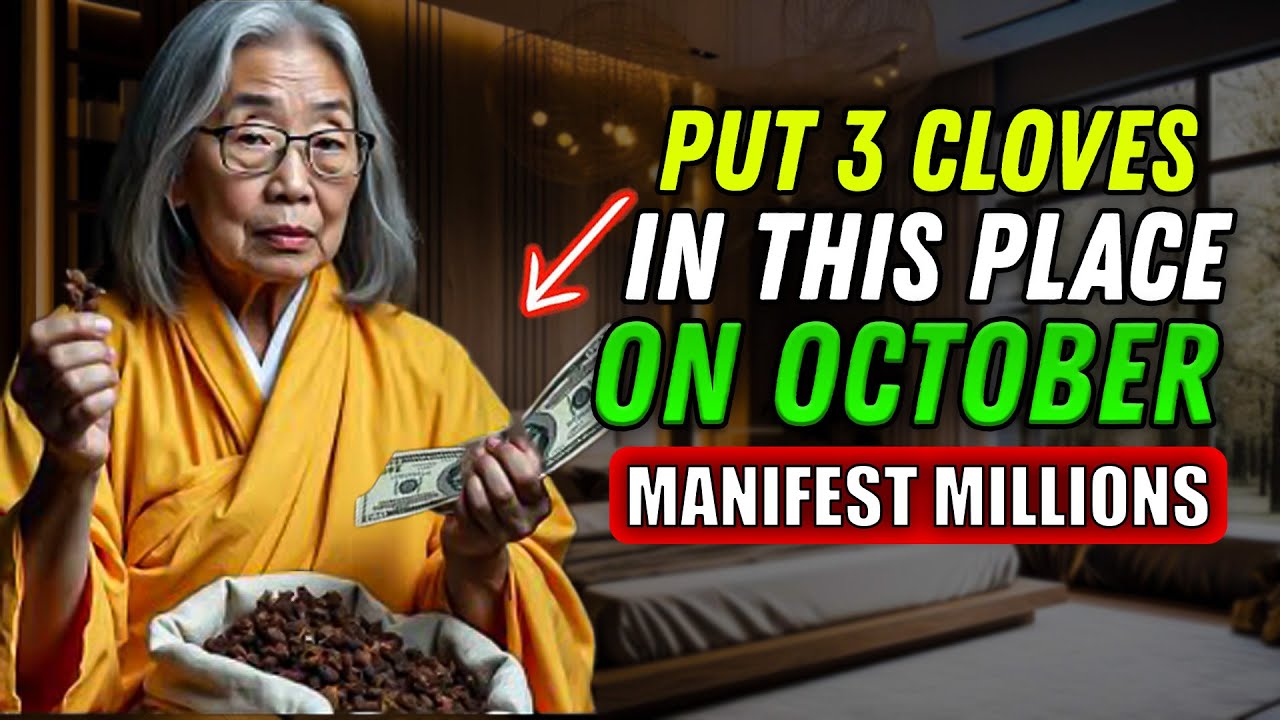 I BEG YOU! Put 3 CLOVES in THIS Place and ELIMINATE your DEBTS in OCTOBER | Buddhist Teachings