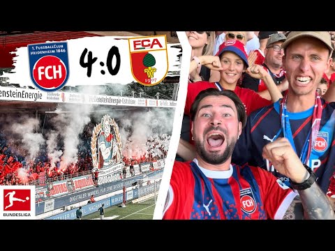 WAHNSINN! CHOREO, PYRO & SPITZENREITER 💥🔥😱 FC Heidenheim vs. FC Augsburg - Stadionvlog ⚪️🔴🔵 | S7EVEN