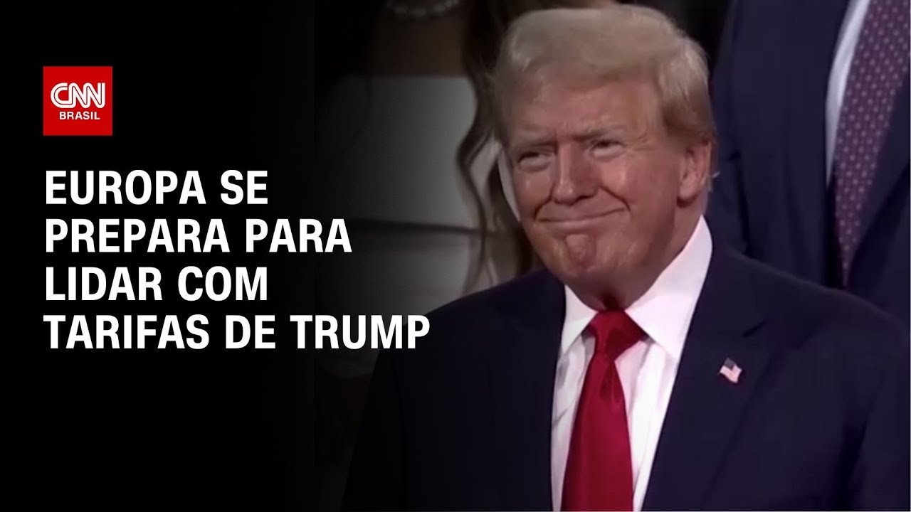 Europa se prepara para lidar com tarifas de Trump | LIVE CNN