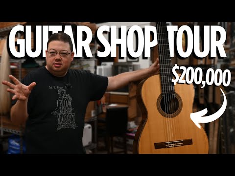 Touring A Master Luthier's Guitar Shop