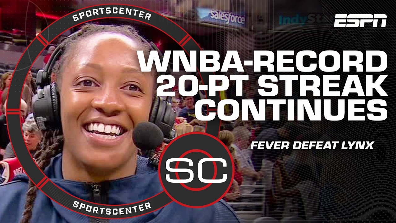 Kelsey Mitchell on extending WNBA record, Fever's playoff outlook & Olivia Miles | SportsCenter