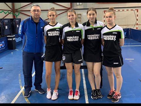 Fetele de la CSM Mediaș tenis de masă au terminat turul pe locul 1 | novatv.ro