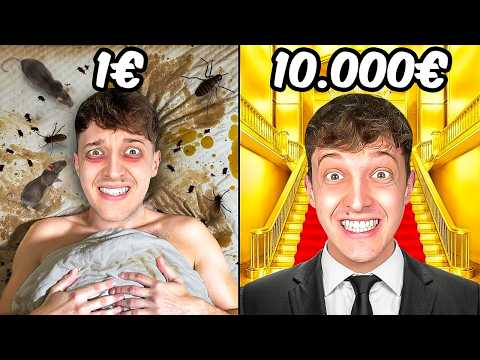 1€ vs 10.000€ HOTEL!