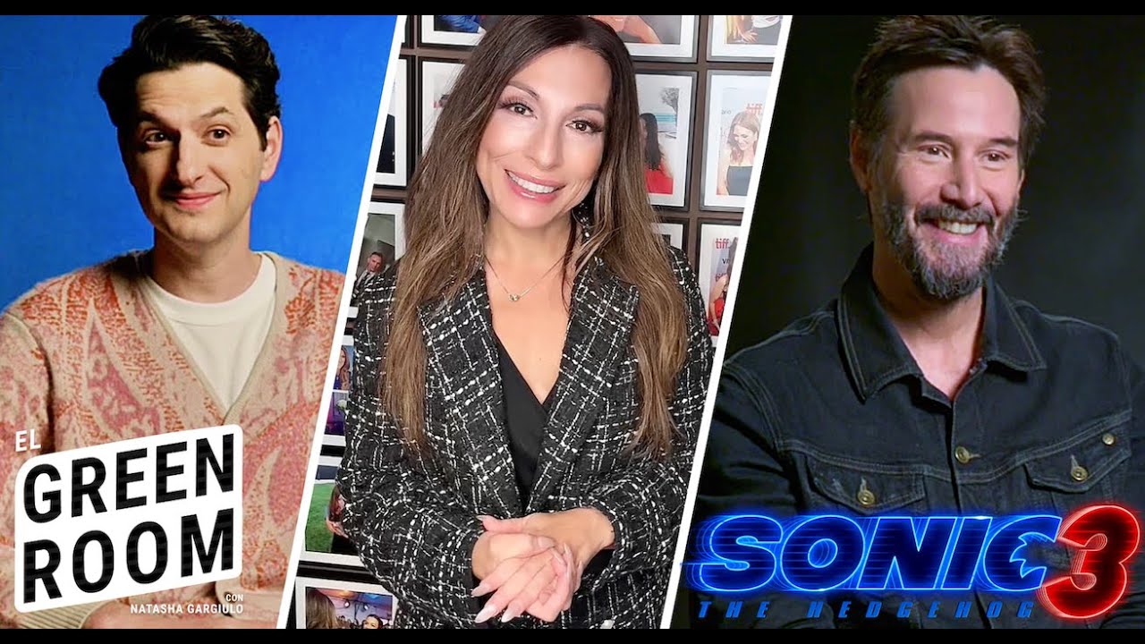 SONIC THE HEDGEHOG 3 | Ben Schwartz, Keanu Reeves & Jim Carrey | El Green Room
