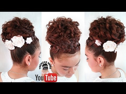 Peinado Elegante Chongo Con Dona Para Graduación Peinados Peinado Elegante Chongo Con Dona Para Graduación Peinados