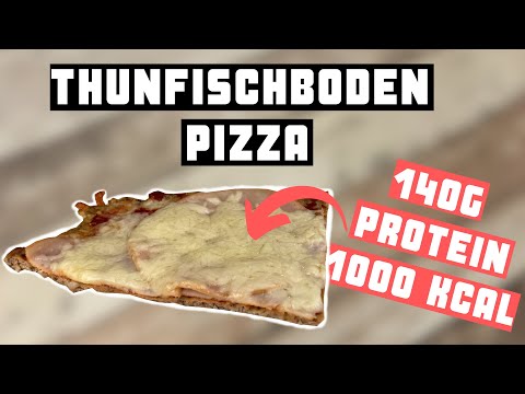 Low Carb High Protein Pizza mit Thunfischboden