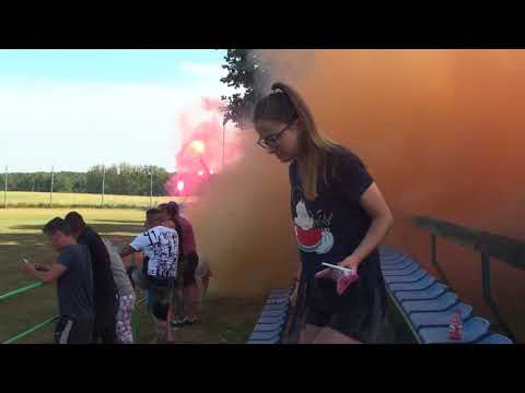 Oprawa kibiców Meblorza Swarzędz w Łopuchowie