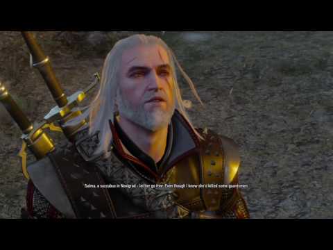 Geralt on trial, judged by the monsters