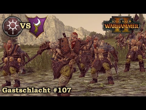 Barbaren gegen Alle Gastschlacht #107 - Norsca vs Dunkelelfen - Total War: Warhammer 2 deutsch
