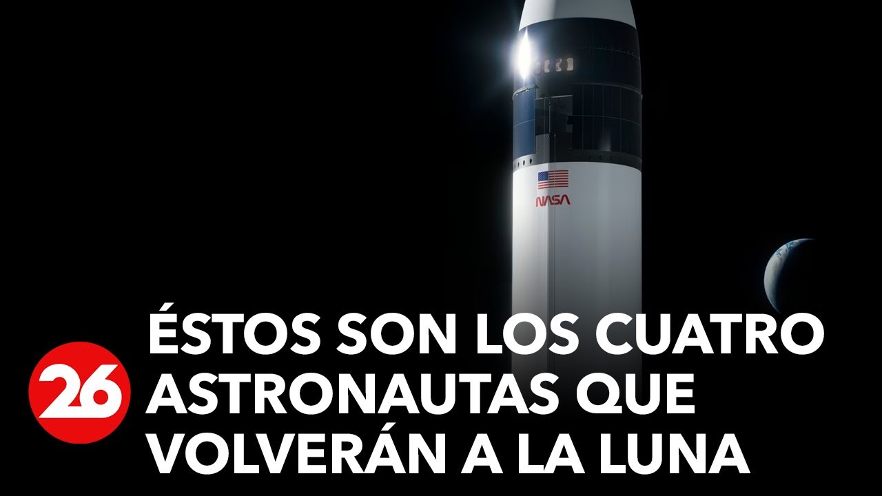 La NASA anunció quiénes son los cuatro astronautas que reanudarán los viajes tripulados a la Luna