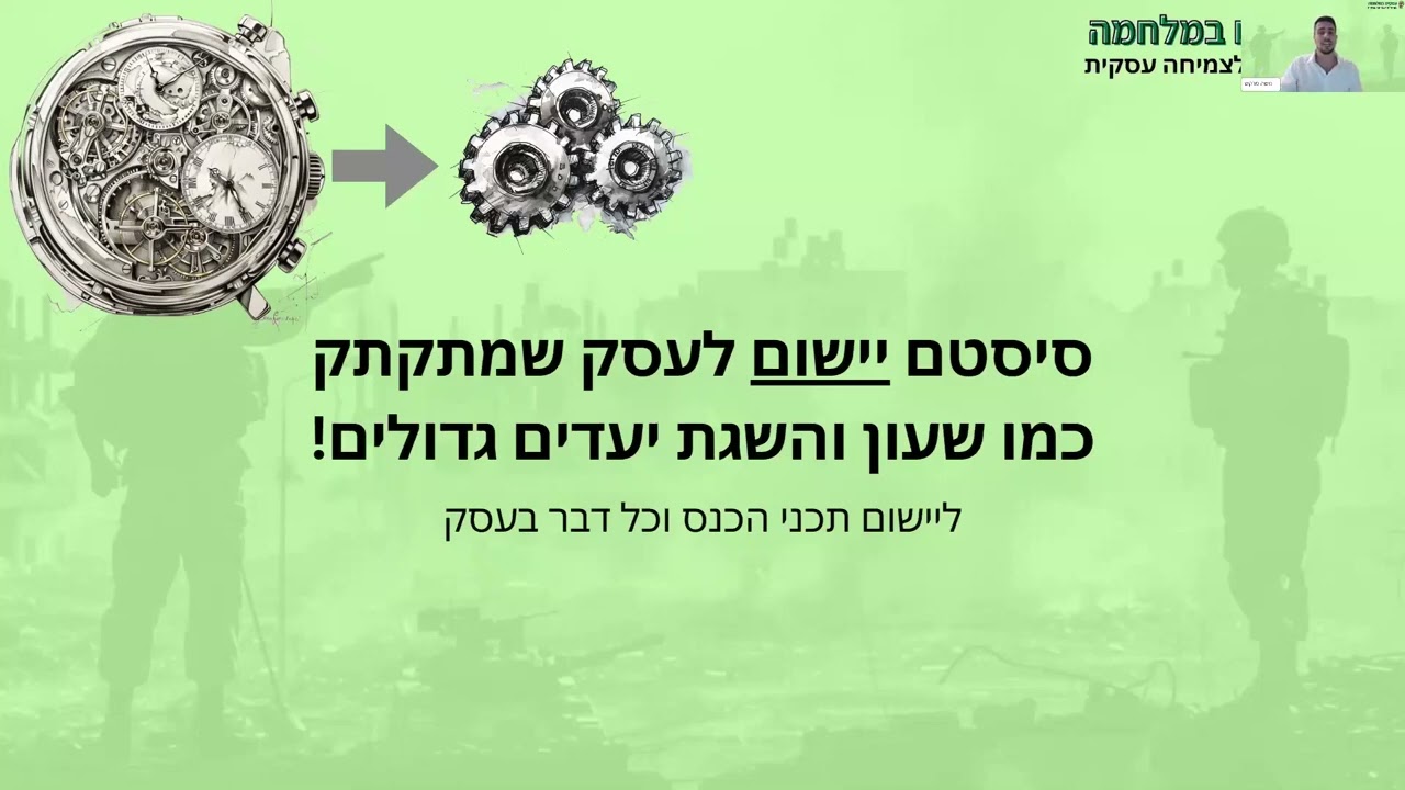 משה פרקש - מהחזית לצמיחה עסקית