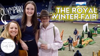 HORSE SHOW, TACK HAUL & MEETING AN OLYMPIAN AT THE ROYAL WINTER FAIR | VLOG
