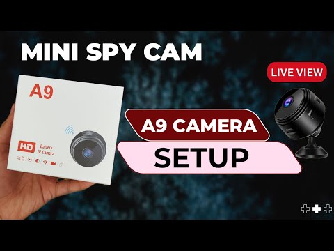 A9 Mini Spy Camera Unboxing & Setup- Best Hidden Camera 2025 #ipcamera #cctv