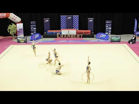 GR Ensemble DN1 Solliès, Chloé SIMO, Giada Scognamillo . Vice Championne de France 2018 Chambery