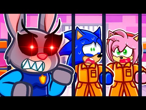 Sonic ESCAPES ZOOTOPIA PRISON in Roblox!