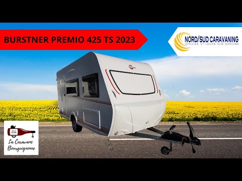 CARAVANE COMPACT AVEC TOILETTE ET LIT FIXE BURSTNER PREMIO LIFE 425 TS 2023 NORD SUD CARAVANING