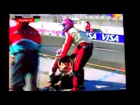 Tony Kanaan pit stop fire 2002 CART series