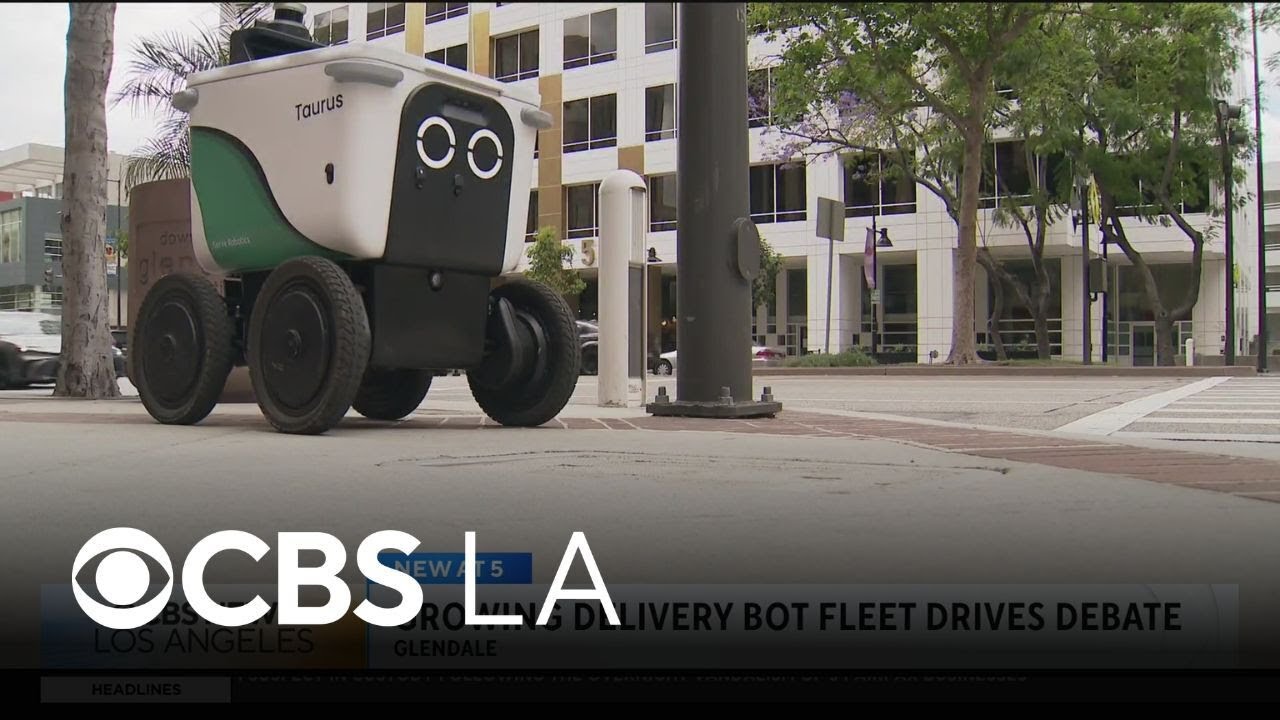 Fleet of delivery robots in Glendale has city leaders taking a closer look at the service