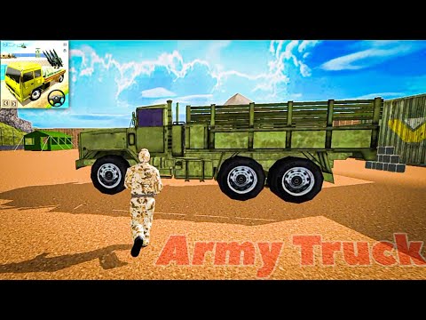 Army Vehicle Cargo Transport: Truck Driving Games - Gameplay Walkthrough