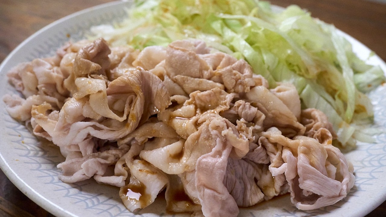 豚レモン(さっぱり冷しゃぶのレモンだれ)