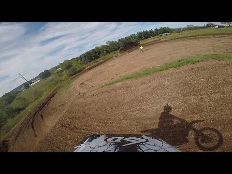 HELMET CAM: Bobby Piazza - Boyesen 2 Stroke Shootout | 250 A - Moto 2