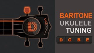 Baritone ukulele tuning (D G B E) - Top Online Ukulele Tuner