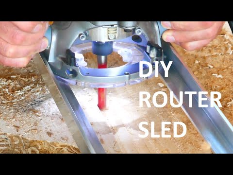 $10 DIY ROUTER SLED - SLAB FLATTENING 101
