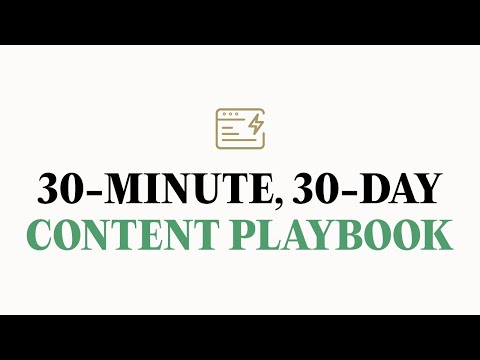 How To Build A Content Library (In 30 Minutes A Day)